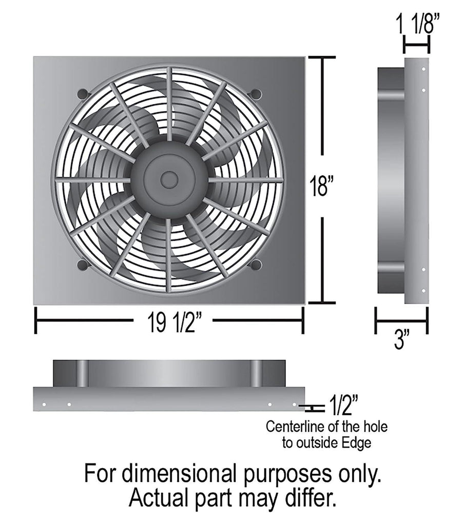 16919 18IN TWO SPEED MOTOR FAN