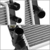 OEM-RA-13111 1-Row Aluminum Core Radiator Compatible with 08-11 Cadillac STS,23-5/8" W X 20-7/16" H X 5/8" D,1-3/8" Inlet / 1-3/8" Outlet
