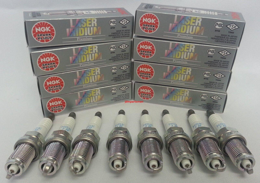 NGK IZTR5B11 / #1465 Laser Iridium Long-Life Spark Plug 8Pc Set Pre-Gapped