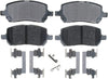 Gold 17D956CH Ceramic Front Disc Brake Pad Set