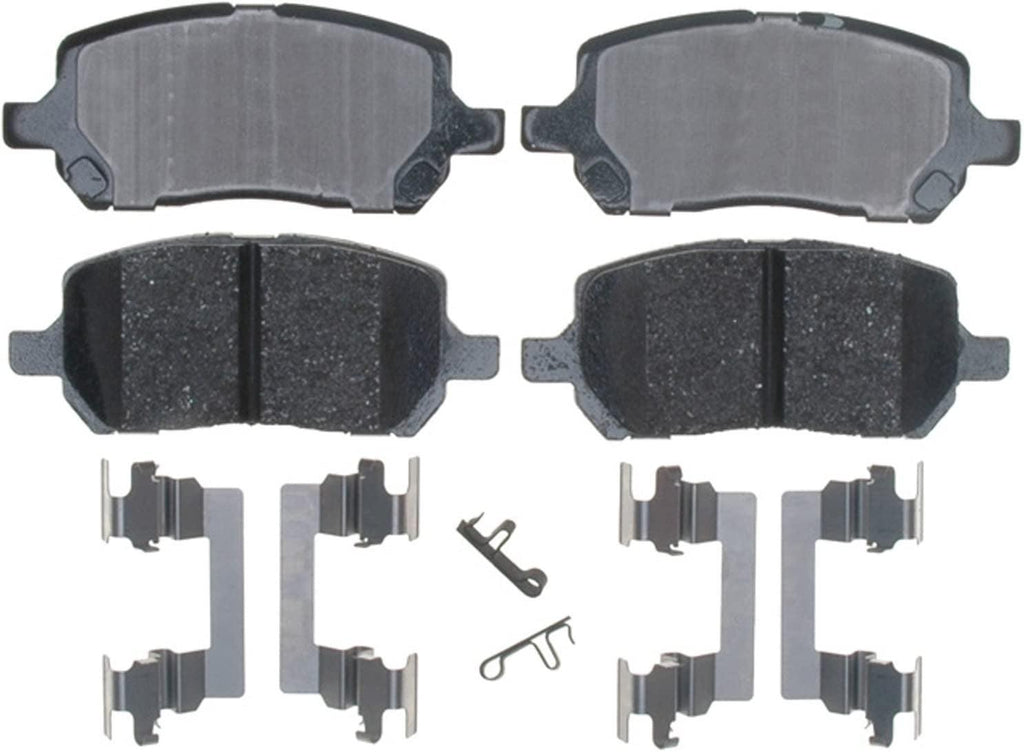 Gold 17D956CH Ceramic Front Disc Brake Pad Set