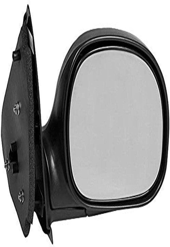 Dorman 955-366 Passenger Side Manual Door Mirror - Folding Compatible with Select Ford Models, Black and Chrome