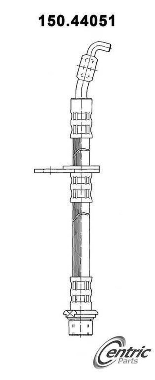 Centric Brake Hydraulic Hose for Prizm, Corolla 150.44051