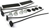 RAF-10+FMK-X2 2Pcs 10" Inch Electric Radiator Cooling Fan Kit (Black)