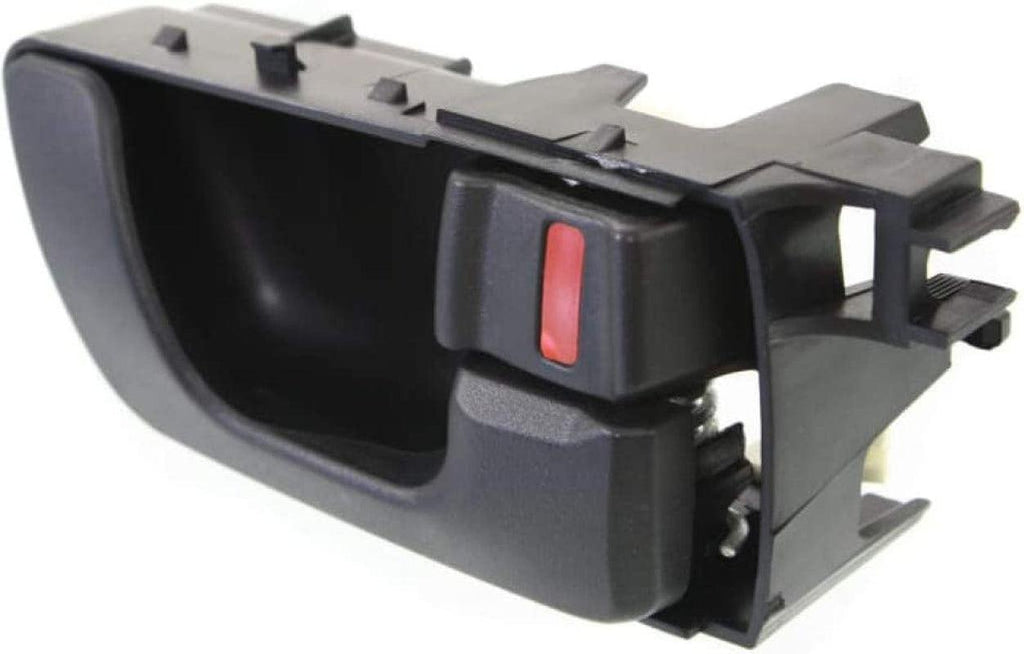 For Mitsubishi Montero Interior Door Handle Front or Rear, Passenger Side Textured Black (2001-2006) | with Door Lock Button | Trim: Xls/Limited | MI1353102 | MR604136