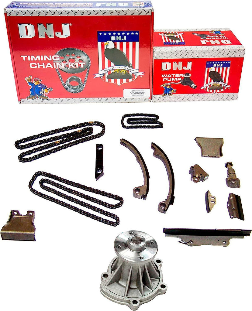 DNJ TK650WP TIMING KIT with WATER PUMP for 90-96 INFINI / V8 / 4.5L DOHC 32V VH45DE