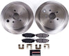 KOE4631 Autospecialty Rear Replacement Brake Kit-Oe Brake Rotors & Ceramic Brake Pads
