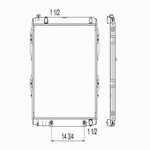 Radiator Fits 2001 Toyota Tundra