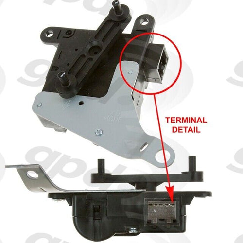 Global Parts HVAC Mode Door Actuator for Hyundai 1711917