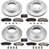 CRK1782 Coated Brake Rotor & Ceramic Brake Pads- Front & Rear