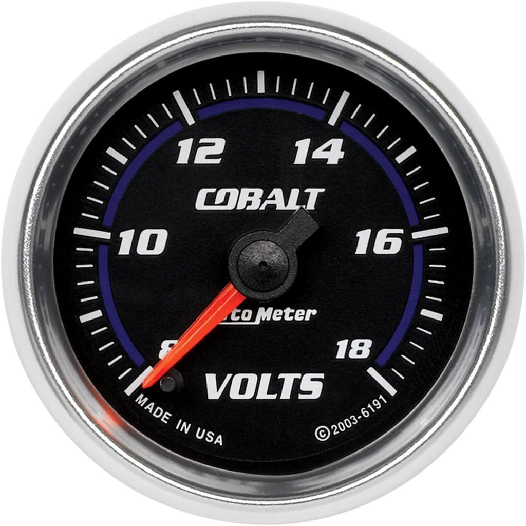 6191 Cobalt 2-1/16" 8-18V Full Sweep Electric Voltmeter