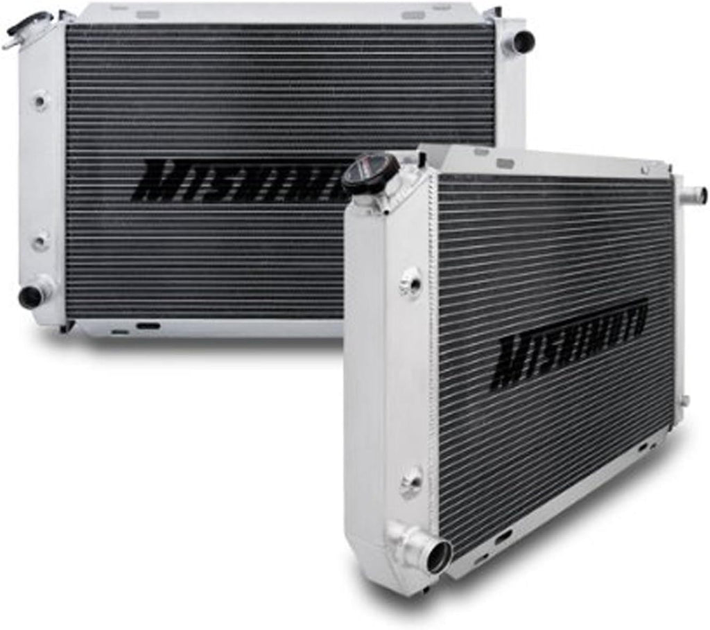 MMRAD-MUS-79A Performance Aluminum Radiator Compatible with Ford Mustang Automatic 1979-1993