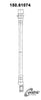 Centric Brake Hydraulic Hose for 1994-1998 Ford Mustang 150.61074