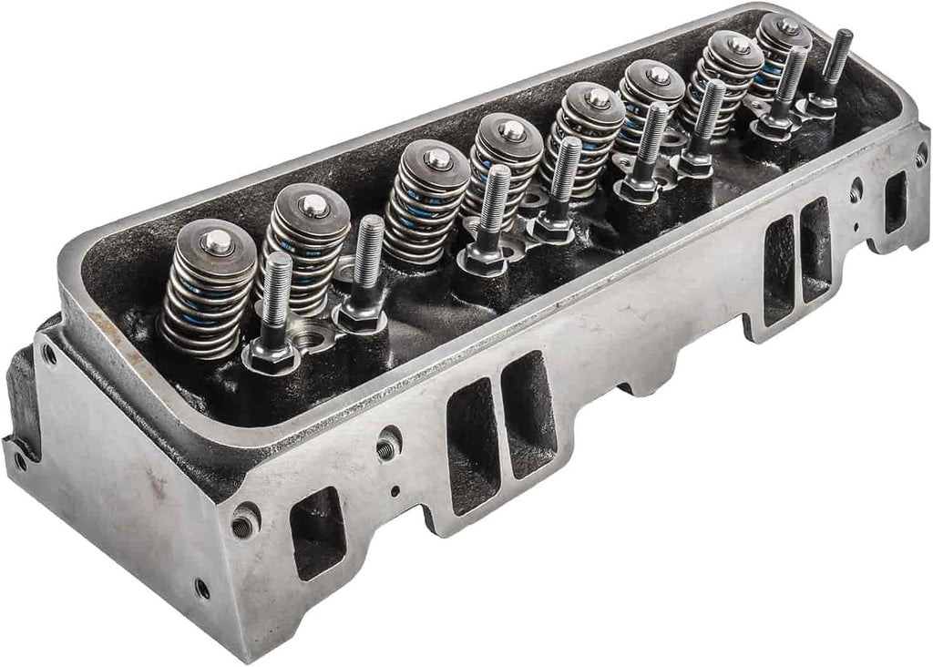 Small Block Chevy Vortec Cast Iron Cylinder Head | Made in USA | 1 per Package | Straight Spark Plug | 1.94” Intake / 1.5” Exhaust Valve | 170Cc Intake Ports | .475” Max Lift