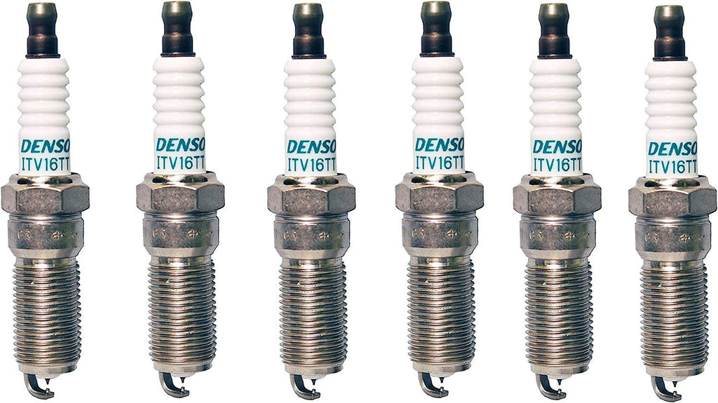 Denso Set of 6 Iridium TT Spark Plugs Gap 0.040 for GM Mazda Suzuki V6