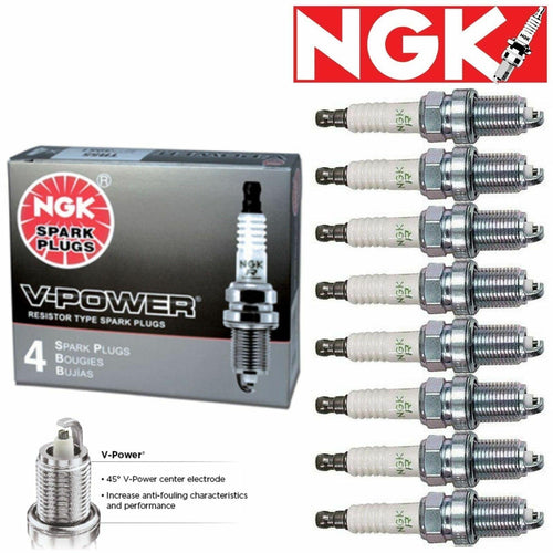 8 Pack NGK V-Power Racing Spark Plugs 5820 R5671A-10 5820 R5671A10 Nk