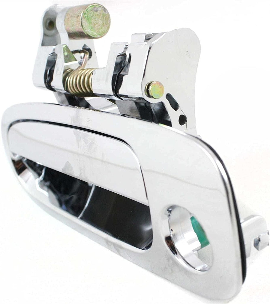 Aftermarket Front Exterior Door Handle Compatible with 1998-2002 Toyota Corollachevrolet Prizm, Set of 2, Driver and Passenger Side, Chrome