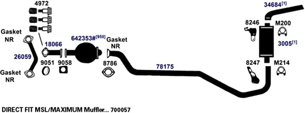 4972 Exhaust Bolt/Spring