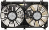 OEM-RF-1066 Factory Style Dual Radiator Fan Assembly Compatible with 16-17 Lexus IS200T / 18-23 IS300 2.0T