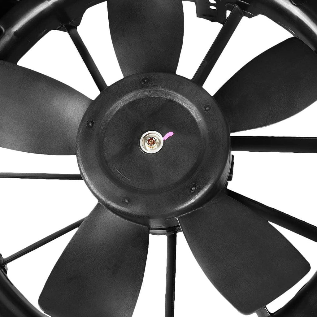 OEM-RF-0124 Factory Style Radiator Cooling Fan Assembly Cooling Efficiency Improved Direct Replacement [Compatible with 10-17 Expedition 3. 5L 5. 4L / 09-14 F150 / 09-17 Navigator]
