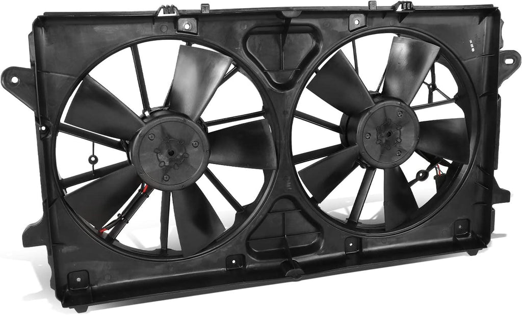 Radiator Fan Assembly Compatible with 19-21 Silverado Sierra 1500, 21-22 Suburban/Tahoe/Yukon/Escalade with Max Trailering Package, OEM-RF-0601