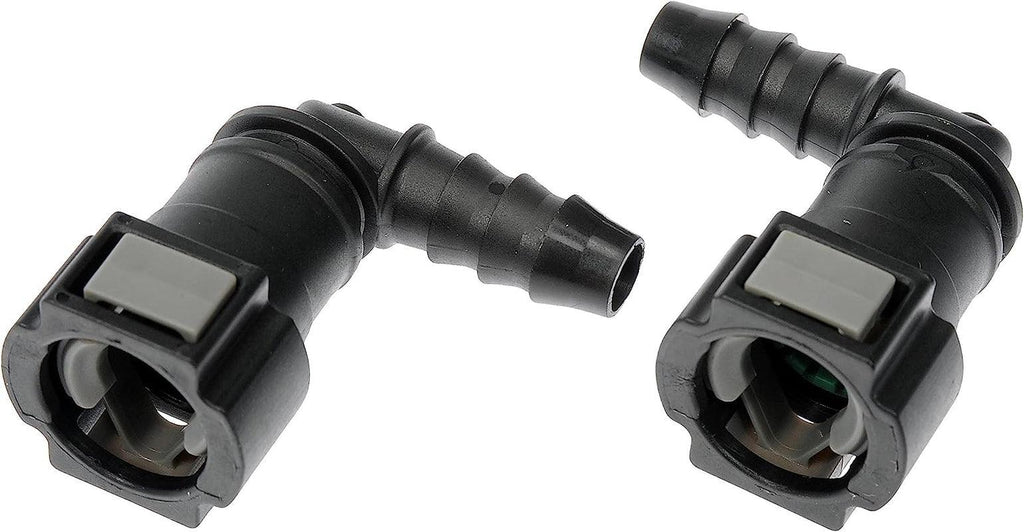 Dorman 800-172 Quick Connector 10Mm Steel to 8Mm Nylon 90, 2 Pack