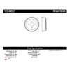 Centric Brake Drum for Prizm, Corolla 123.44032