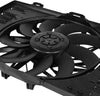 Factory Style Radiator Cooling Fan Assembly Compatible with 10-16 Porsche Panamera 4.8L,OEM-RF-0363