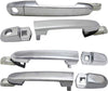 Front and Rear, Driver and Passenger Side Exterior Door Handle SET Compatible with 2006-2011 Hyundai Accent