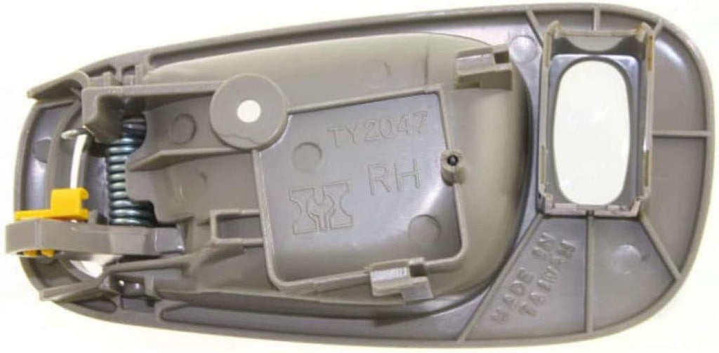 For Chevy Prizm Interior Door Handle Front or Rear Passenger Side Gray 1998-2002 | with Door Lock Hole | Trim:All Submodels | TO1353154 | 94857492