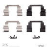 Dynamite Friction Disc Brake Hardware Kit for Vibe, Corolla, Matrix 340-76054