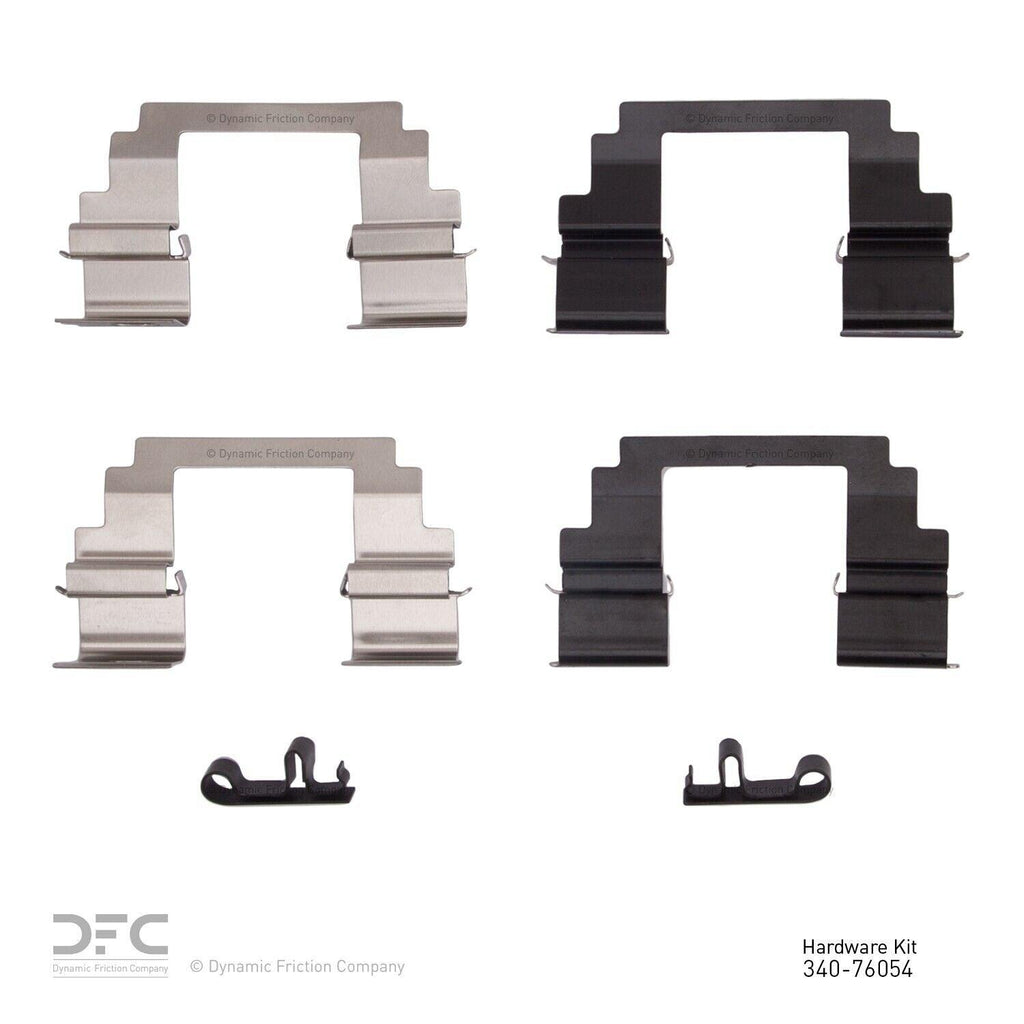 Dynamite Friction Disc Brake Hardware Kit for Vibe, Corolla, Matrix 340-76054