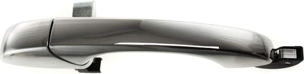 Compatible with Chrysler 300 Exterior Door Handle 2005-2010 Passenger Side Front or Rear | Chrome | Trim:All Submodels | CH1521124 | 5065800AH