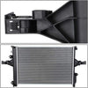 OEM-RA-2805 Aluminum Radiator Compatible with 01-09 Volvo S60 / 99-06 S80 AT,24-7/16" W X 16-7/16" H X 1" D,1-7/16" Inlet / 1-7/16" Outlet
