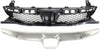 Grille Assembly SET Compatible with 2009-2011 Honda Civic Paintable Shell and Insert, Sedan