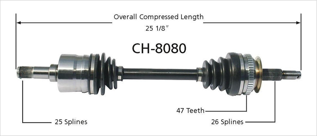 CH-8080 CV Axle Shaft