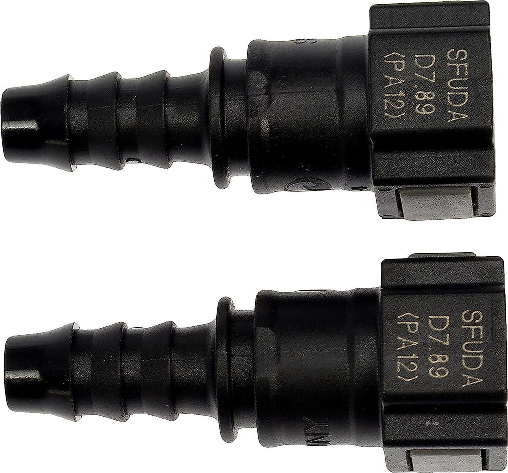 Dorman 800-185 Quick Connector 5/16 In. Steel to 8Mm Nylon 180, 2 Pack