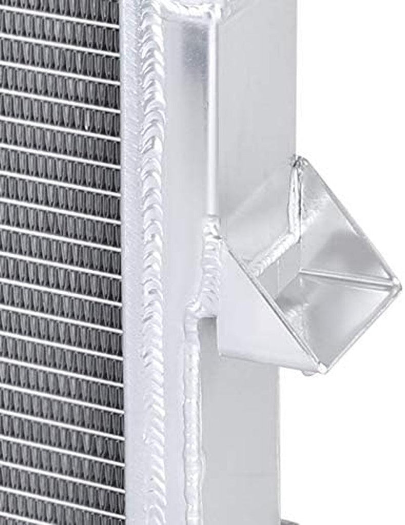 Manual Transmission 2-Row Aluminum High Performance Cooling Radiator Compatible with BMW Z3 M Coupe L6 3.2L 1998-2002