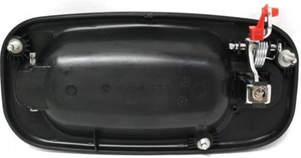 for Chevy Suburban 1500 Exterior Door Handle Front Passenger Side Smooth Black Bezel with Chrome Lever 2000-2006 | Trim:All Submodels | GM1311153 | 15182419