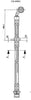 Centric Brake Hydraulic Hose for 02-06 CR-V 150.40081