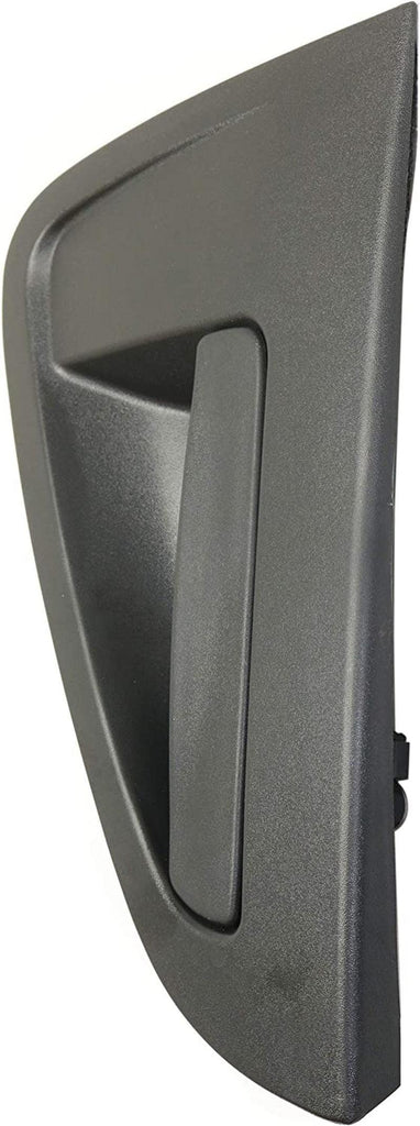 Rear Exterior Door Handle Compatible with 2013-2015 Chevrolet Spark, Set of 2, Driver and Passenger Side, Textured Black