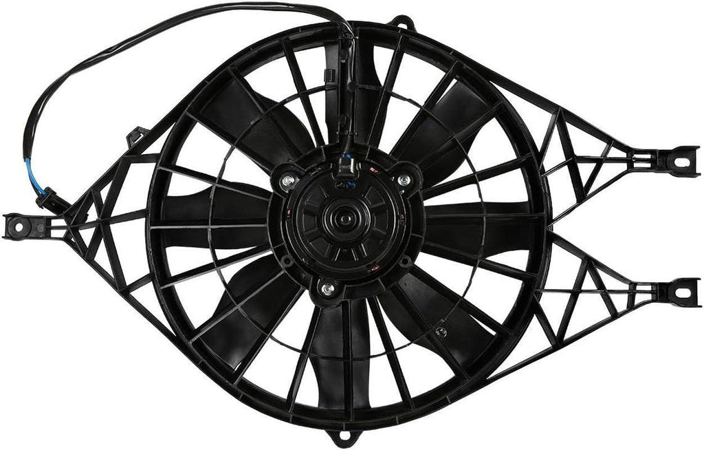 OEM-RF-0079 Factory Style Radiator Cooling Fan Assembly Cooling Efficiency Improved Direct Replacement [Compatible with 97-04 Dodge Dakota / 00-02 Durango ]