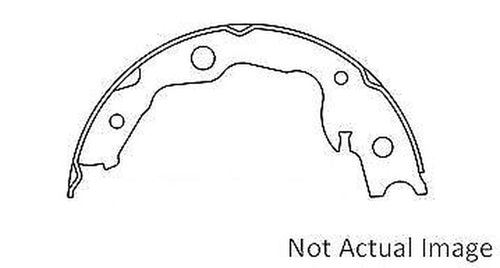 Parking Brake Shoe for LEAF, Camry, Sentra, RAV4, Juke, Rogue+More 111.09160