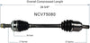 NCV75080 CV Axle Shaft Assembly - Left Front (Driver Side)