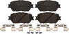 Gold 17D908CHF1 Ceramic Front Disc Brake Pad Set