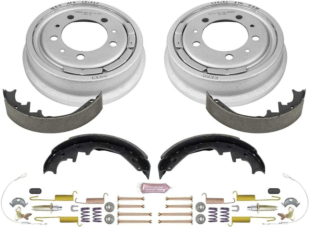 KOE15277DK Autospecialty Rear Replacement Brake Kit-Oe Brake Drums & Ceramic Brake Pads