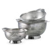 Tramontina Stainless Steel Colanders, 3 Pack