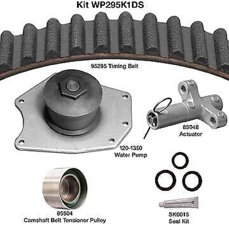 Engine Timing Belt Kit with Water Pump for 300M, Concorde, Intrepid WP295K1DS