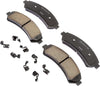 Gold 17D726CHF1 Semi-Metallic Front Disc Brake Pad Kit with Springs (Enhanced Performance Police)
