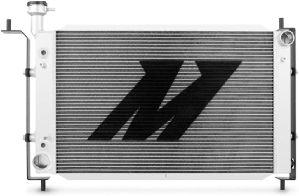 MMRAD-MUS-94BA Bracketed Aluminum Radiator Compatible with Ford Mustang Automatic 1994-1995 Silver